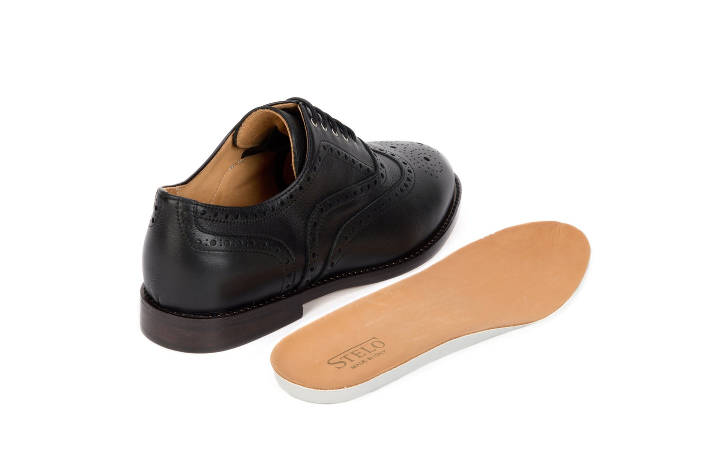 Loredan | suola in cuoio | nero - SteloItaly