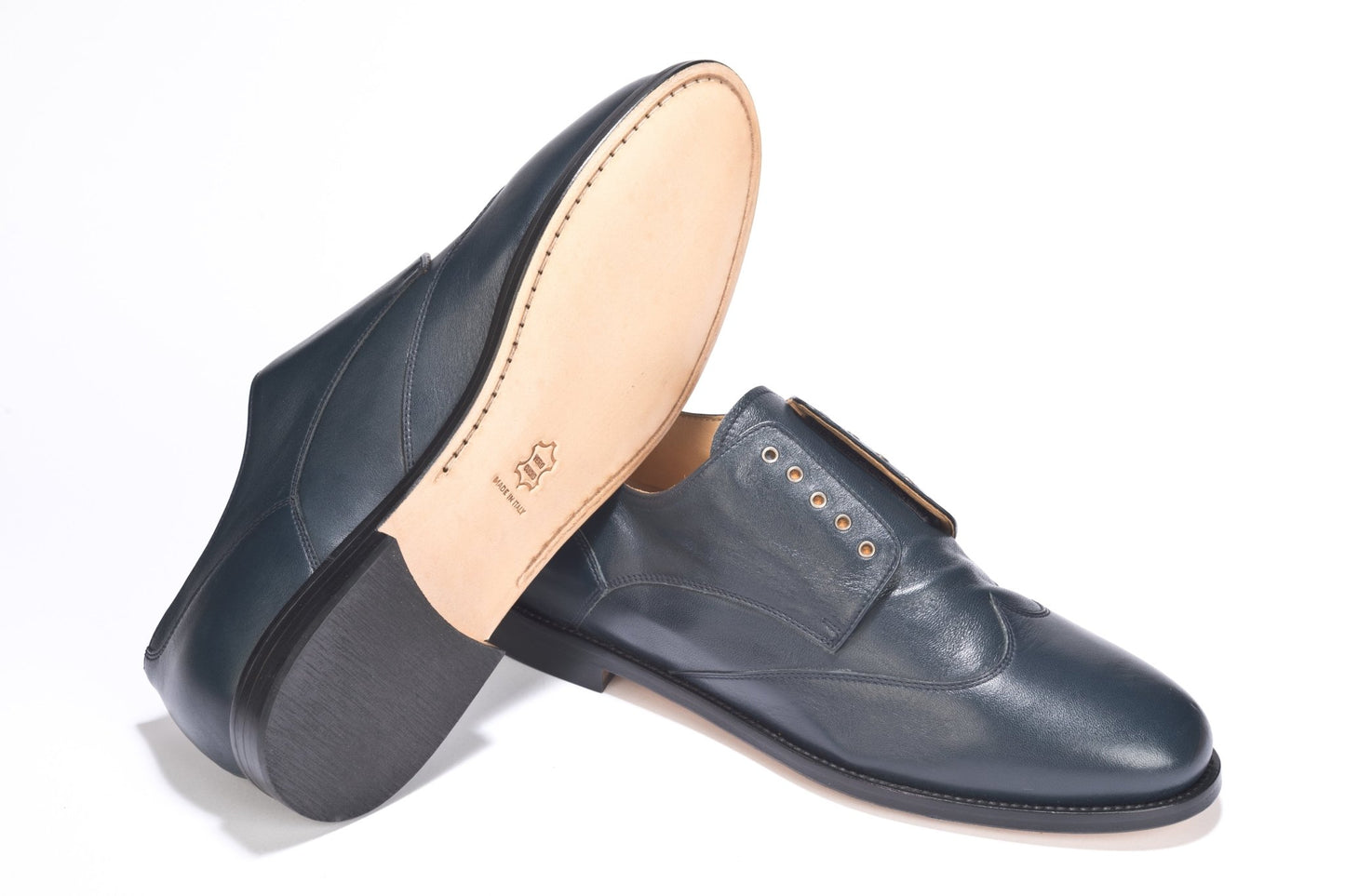Mocenigo | suola in cuoio | blu - SteloItaly