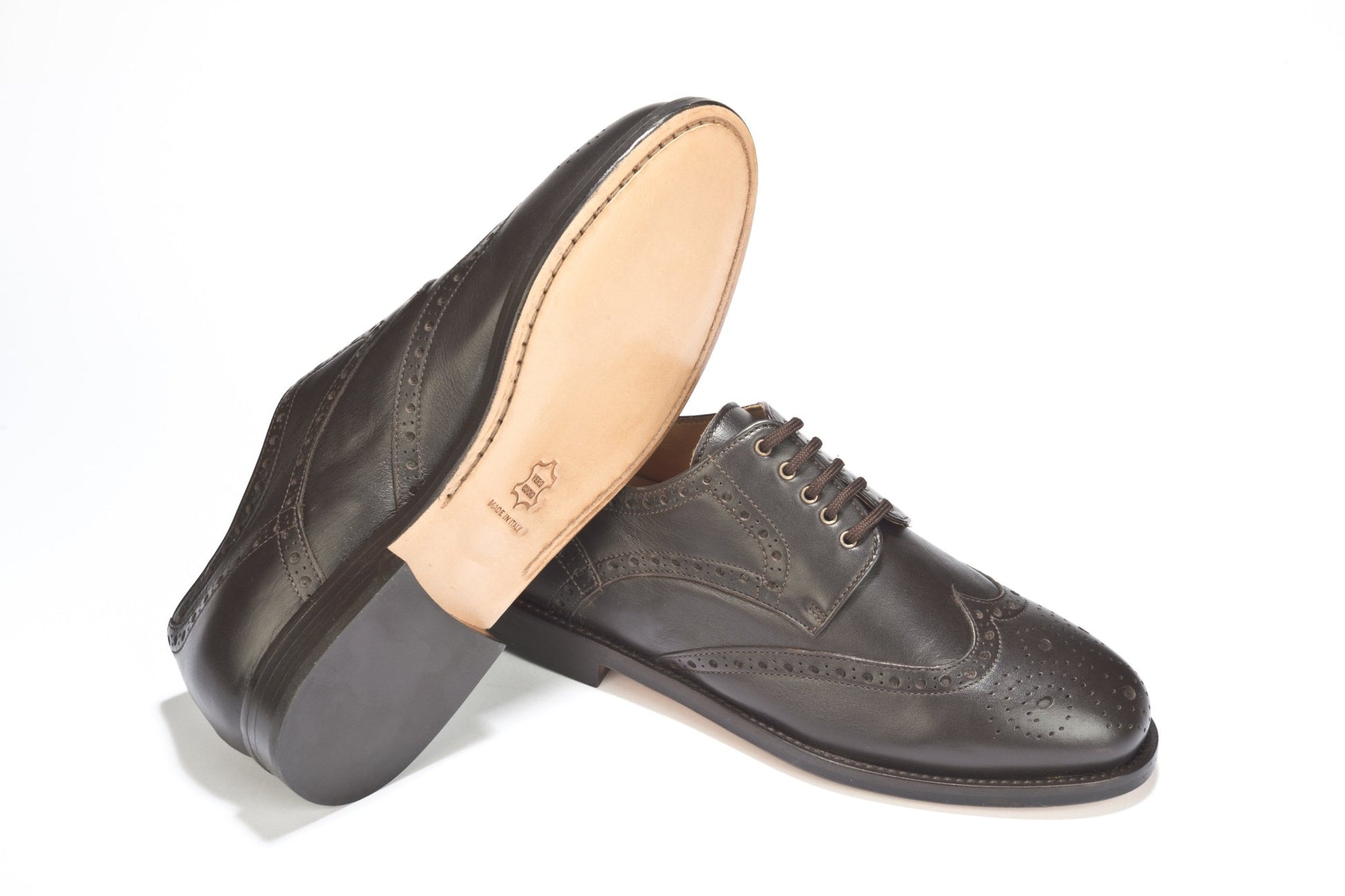Loredan | suola in cuoio | marrone - SteloItaly