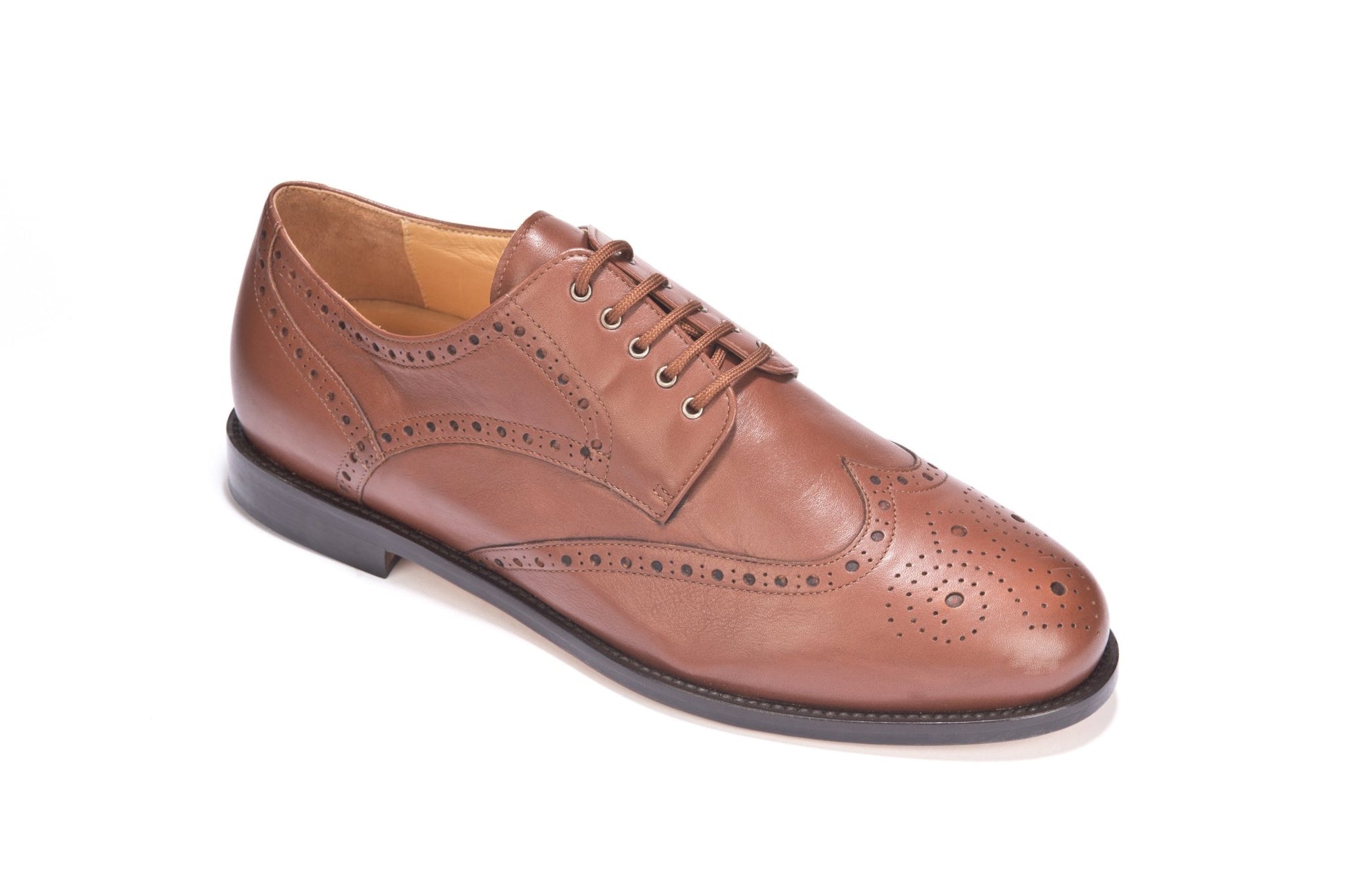 Loredan | suola in cuoio | marrone cognac - SteloItaly